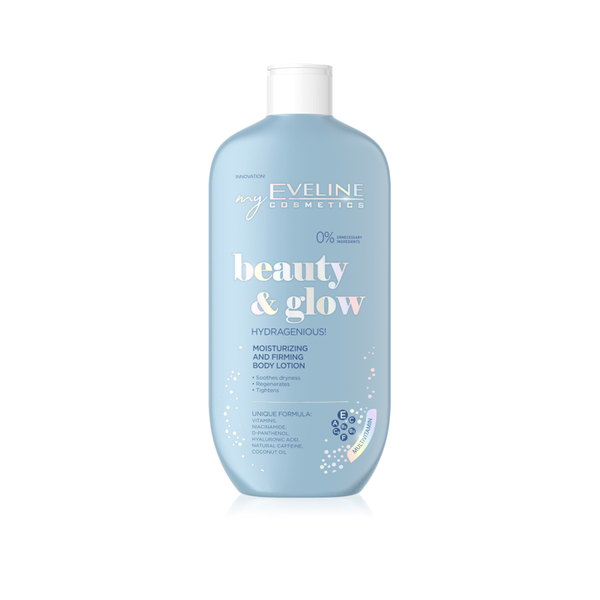 Eveline Beauty Glow Hydragenious Moisturizing Firming Body Lotion 350ml - Afro Hair Boutique