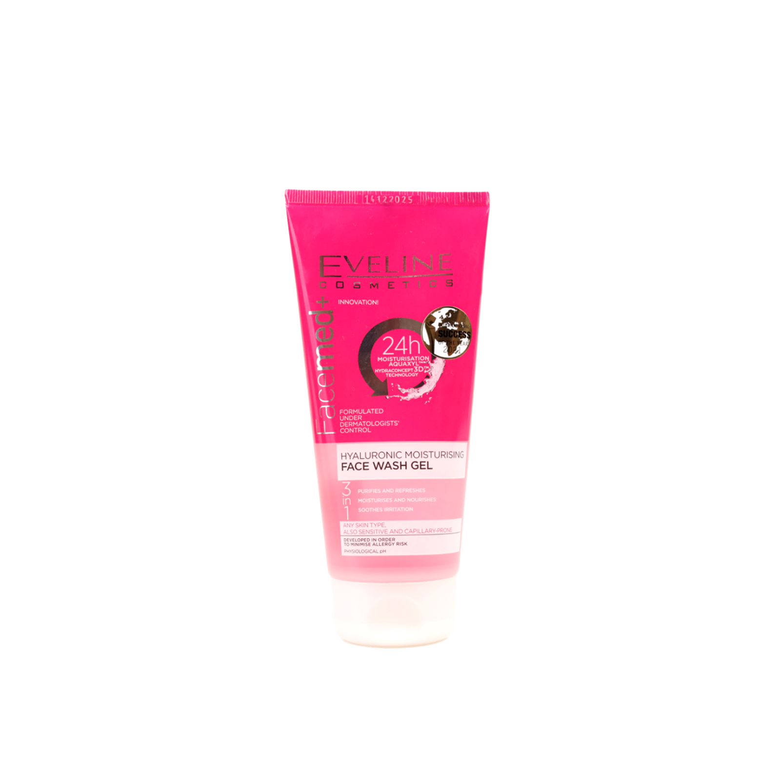 Eveline Facemed Hyaluronic Moisturising Face Wash Gel 150ml