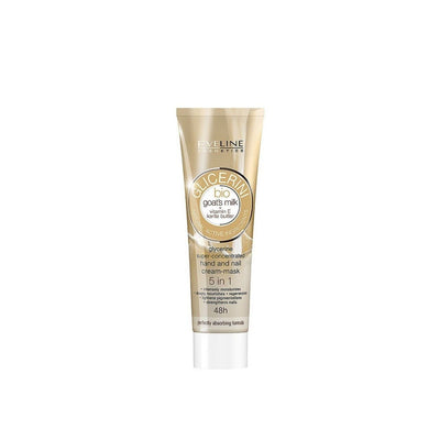 Eveline Bio Goat Milk 5 In 1 Glycerine Hand Nail Cream Mask 100ml