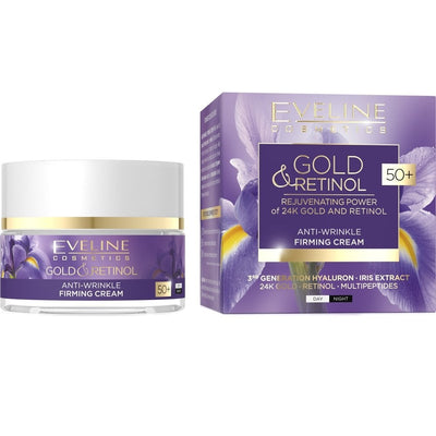 Eveline Gold Retinol Anti Wrinkle Firming Cream 50 Plus 50ml