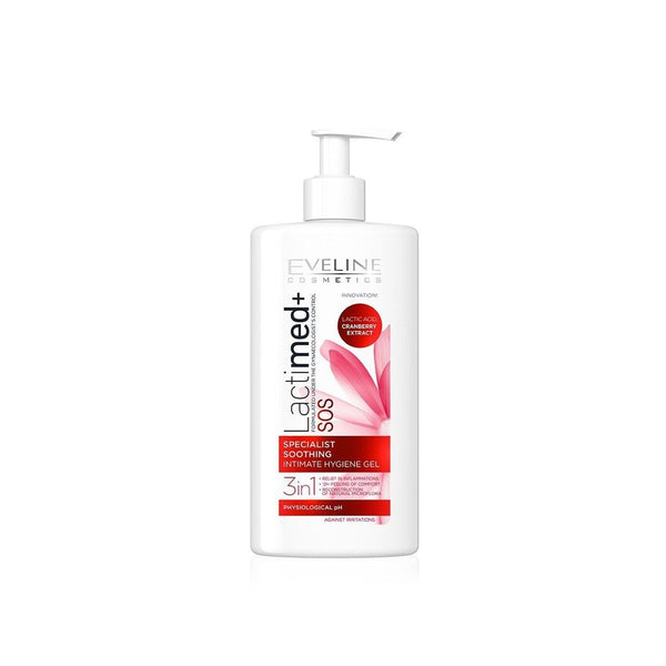 Eveline Lactimed SOS 3 In 1 Specialist Soothing Intimate Hygiene Gel 250ml