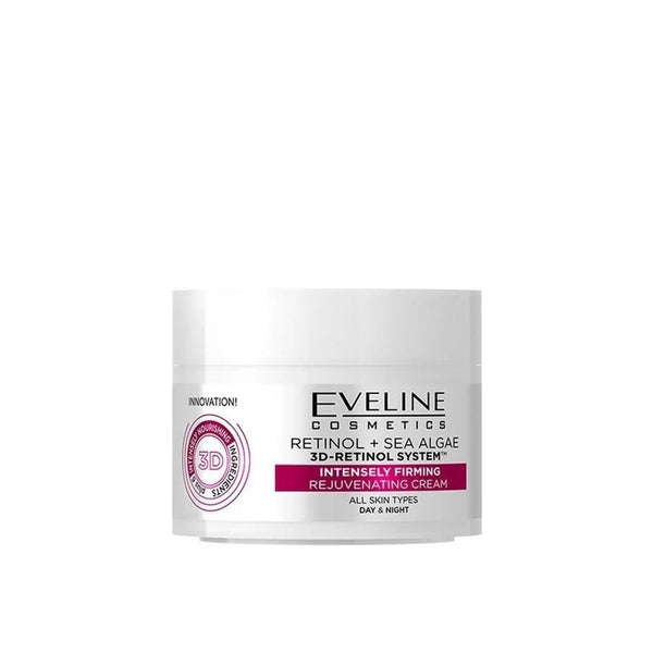 Eveline Retinol Sea Algae 3D Retinol System Intensely Firming Rejuvenating Cream 50ml - Afro Hair Boutique