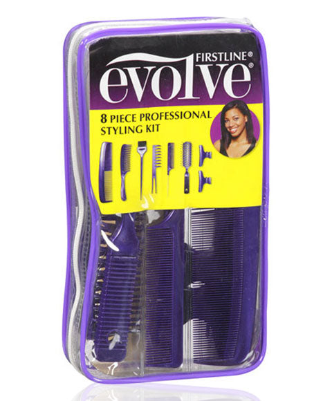 FirstLine Manufacturing Evolve 8 Piece Professional Styling Kit