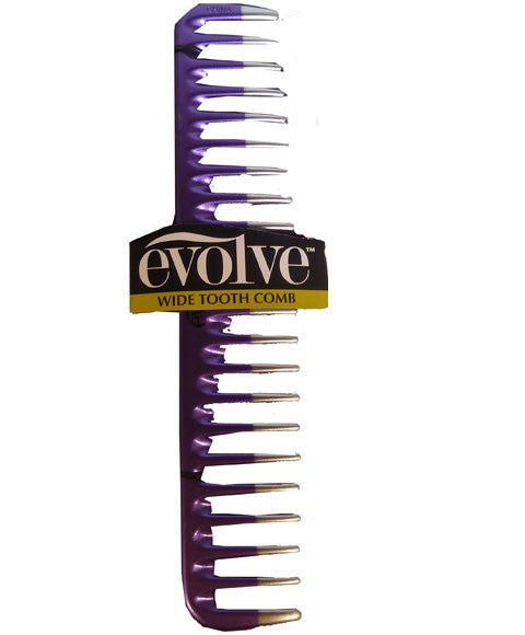 FirstLine Manufacturing Evolve Wide Teeth Comb Metallic Purple 4552
