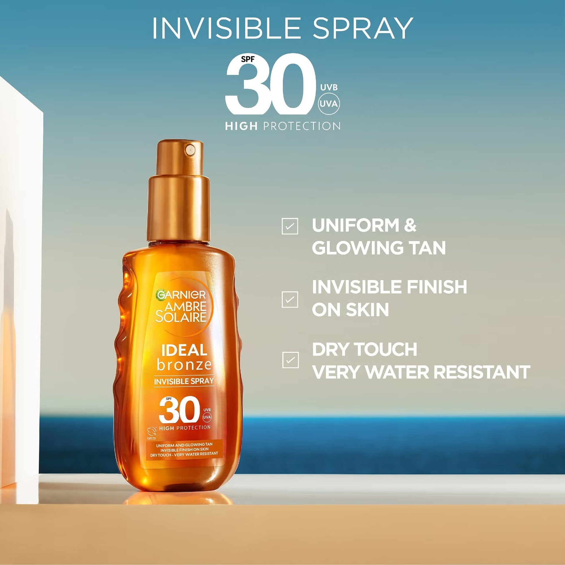 Garnier Ambre Solaire Ideal Bronze Invisible Spray 30 SPF 150ml