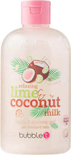 Bubble T Relaxing Lime And Coconut Milk Bath And Shower Gel 500ml