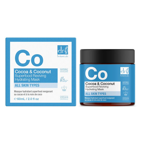 Dr Botanicals Co Cocoa And Coconut Superfood Reviving Hydrating Mask 60ml