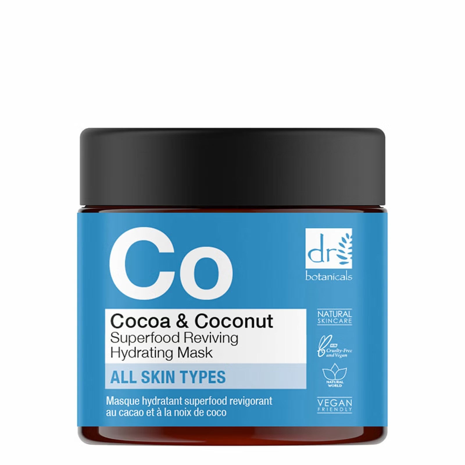 Dr Botanicals Co Cocoa And Coconut Superfood Reviving Hydrating Mask 60ml