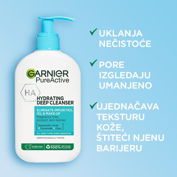 Garnier Skin Active Hydrating Deep Cleanser 250ml - Afro Hair Boutique