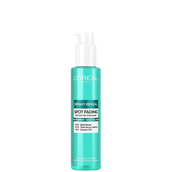 Loreal Paris Bright Reveal Spot Fading Serum In Cleanser 150ml