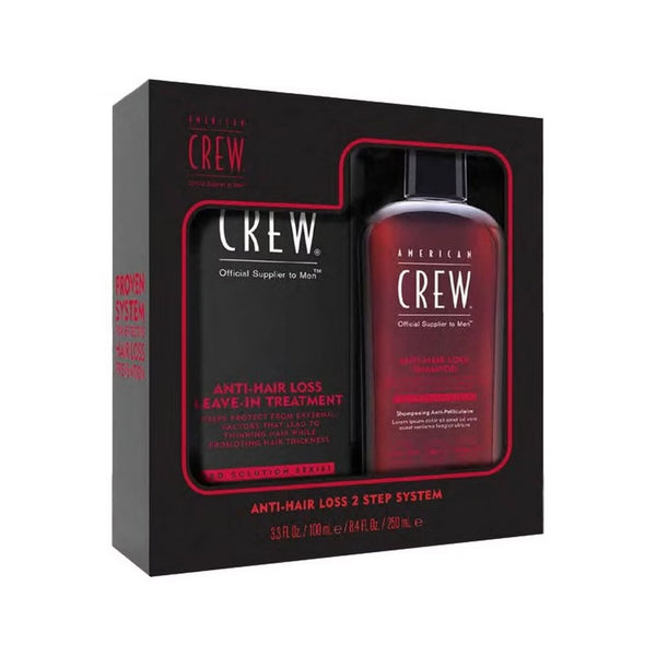 American Crew Anti Hair Loss 2 Step System - Afro Hair Boutique