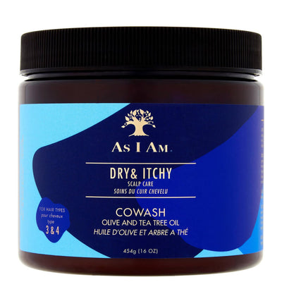 As I Am Dry And Itchy Scalp Care Olive And Tea Tree Oil Co Wash 454g