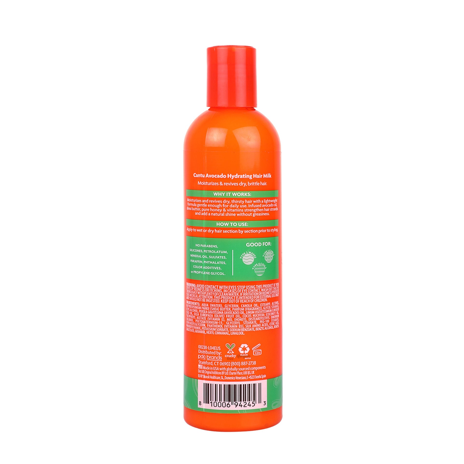 Cantu Avocado Hydrating Lightweight Hair Milk 355ml