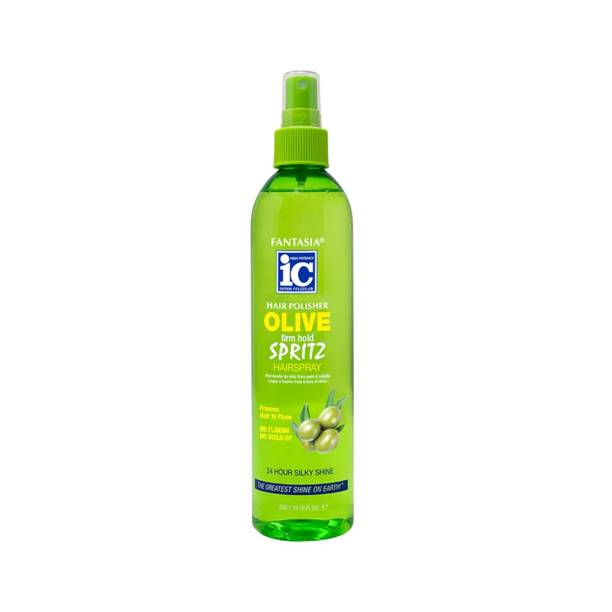 Fantasia Hair Polisher Olive Firm Hold Spritz Hair Spray 295ml