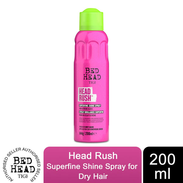 Tigi Bed Head Rush Superfine Shine Spray 200ml - Afro Hair Boutique