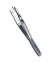 Fine LinesUK Chrome Angled Tweezers 202 08