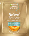 Garnier Ambre Solaire Natural Bronzer Self Tan Wipe 6ml