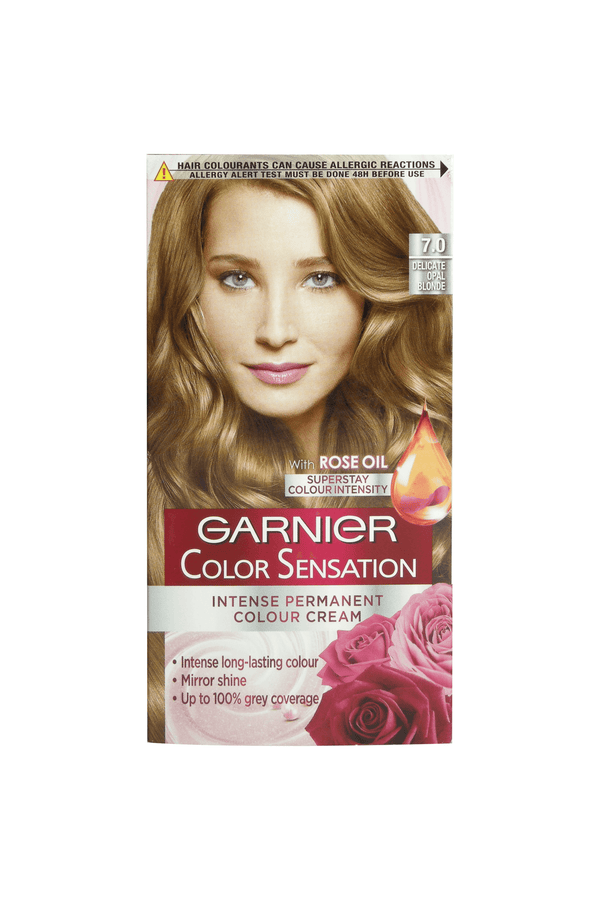 Garnier Color Sensation Intense Permanent Colour Cream Delicate Opal Blonde 7.0 - Afro Hair Boutique