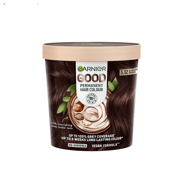 Garnier Good Permanent Hair Colour 3.12 Blackberry Brown