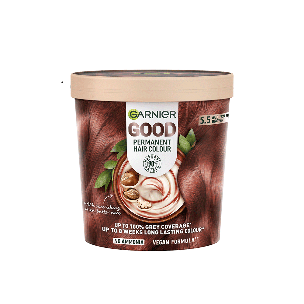 Garnier Good Permanent Hair Colour 5.5 Auburn Hibiscus Brown
