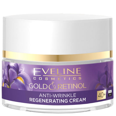 Eveline Gold Retinol Anti Wrinkle Regenerating Cream 40 Plus 50ml