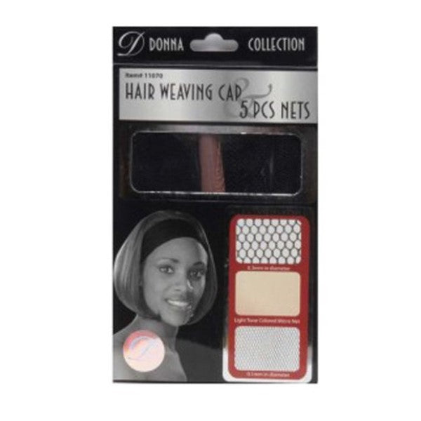 Titan Donna Donna Collection Hair Weaving Cap 5Pcs Net