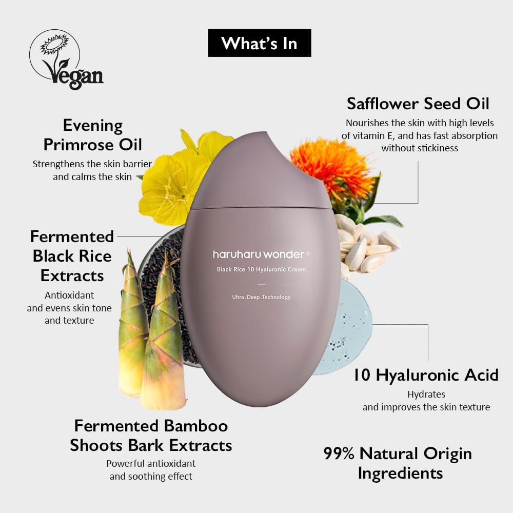 Haruharu Wonder  Black Rice 10 Hyaluronic Cream