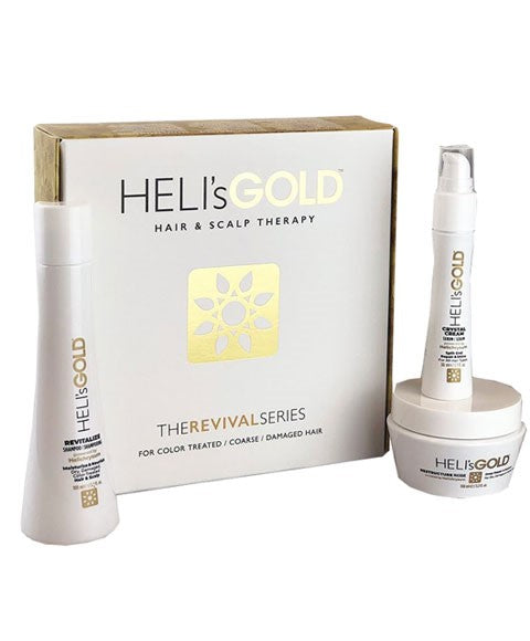 Helis Gold  Hair And Scalp Therapy The Revival Series For Color Treated