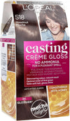 Loreal Paris Casting Creme Gloss Conditioning Color 518 Hazelnut Moccaccino