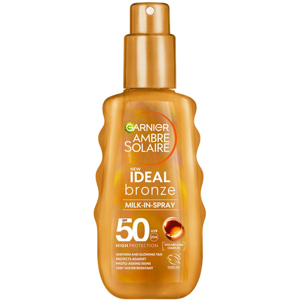 Garnier Ambre Solaire Ideal Bronze Milk In Spray 50SPF 150ml