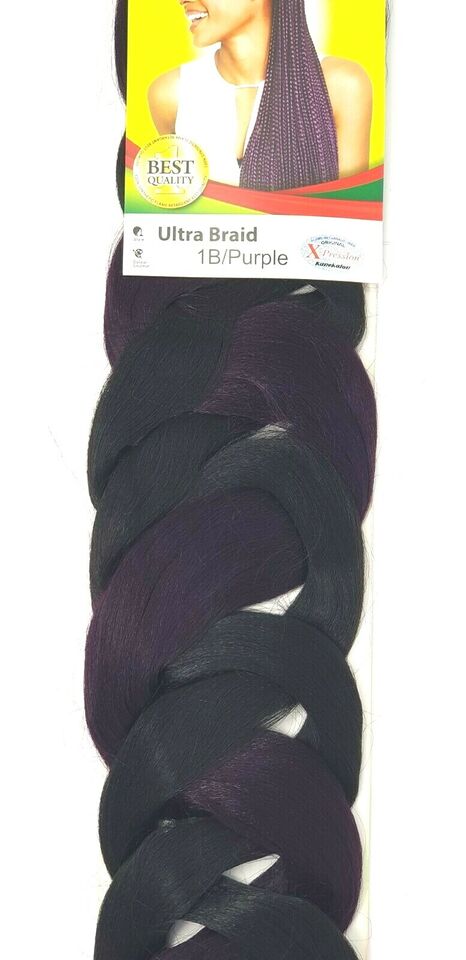 X Pression Syn Ultra Braid X-PRESSION Ultra Hair Braid (Braiding) Extension (Choice of Colours) - Afro Hair Boutique