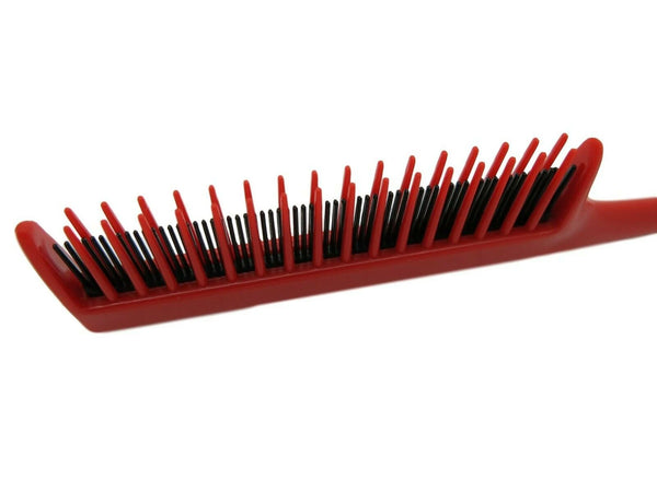 DENMAN PTC10 PRO TIP 10 HAIRDRESSING BACK COMBING TAIL COMB RED - Afro Hair Boutique