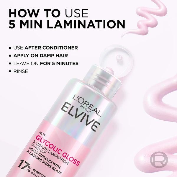 Loreal Elvive Glycolic Gloss 5 Minute Lamination 200ml