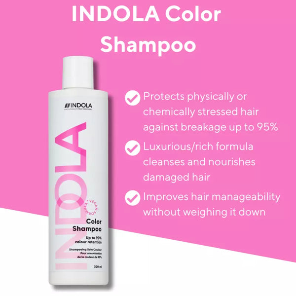 Indola Exclusively Professional Indola Vegan Color Shampoo 300ml / 1000ml - Afro Hair Boutique