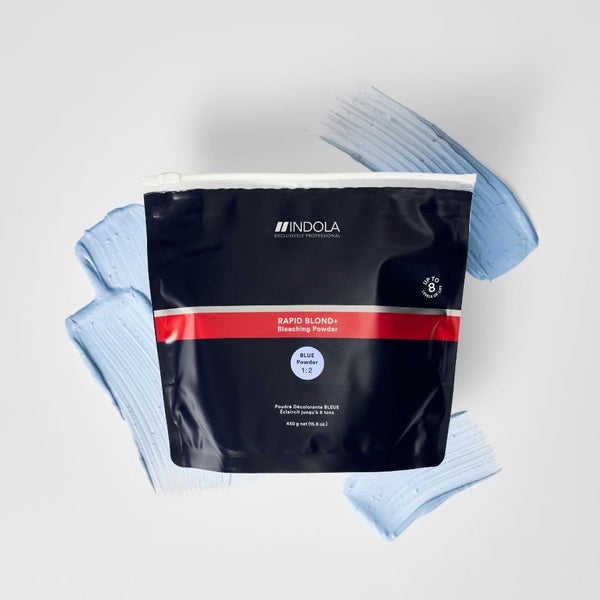 Indola Exclusively Professional Rapid Blond Blue Bleaching Powder 450g - Afro Hair Boutique
