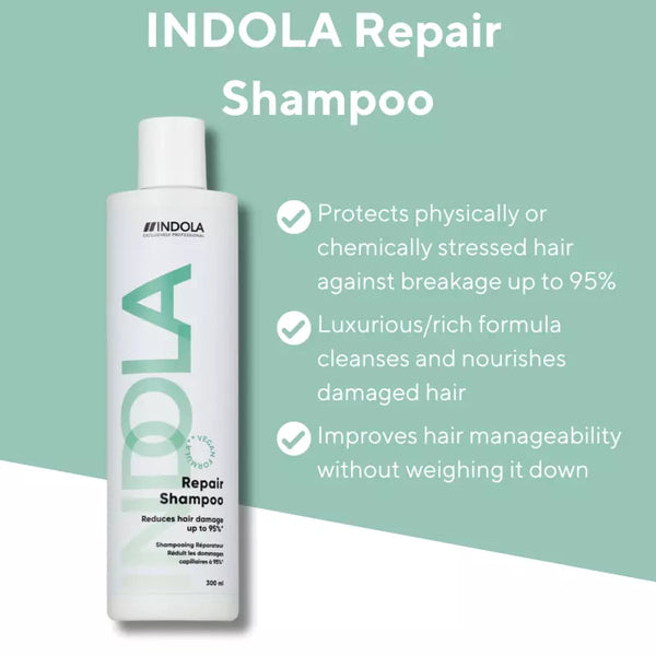 Indola Exclusively Professional Indola Repair Shampoo 1 Wash 1000ml - Afro Hair Boutique