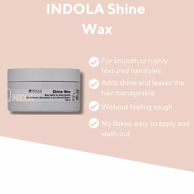 Indola Exclusively Professional Indola Vegan Shine Wax 100ml