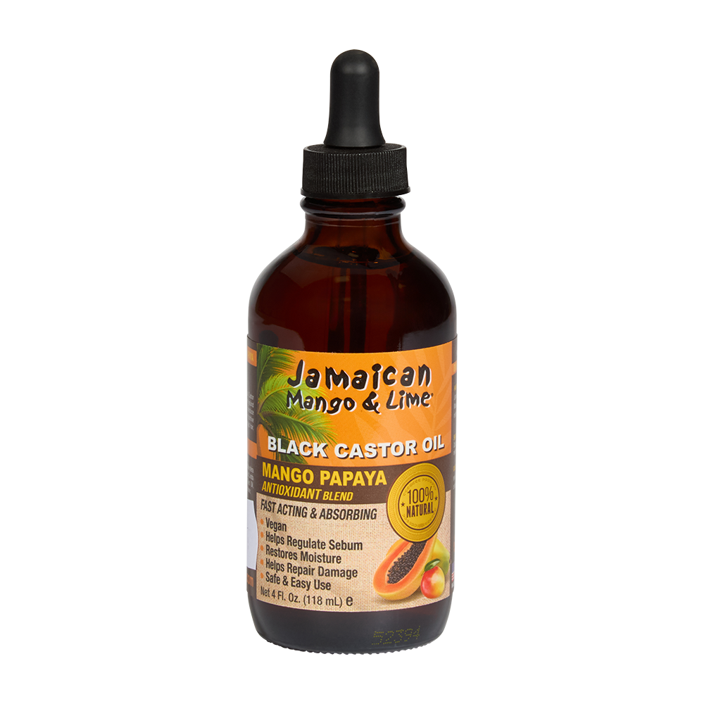 Jamaican Mango And Lime Black Castor Oil Mango And Papaya 118ml - Afro Hair Boutique