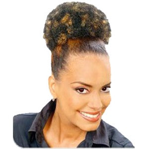 Janet Collection Noir Every Time Syn Afro Puff String Pony