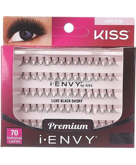 Kiss Products I Envy Luxe Black Flare Short Lashes KPE01B