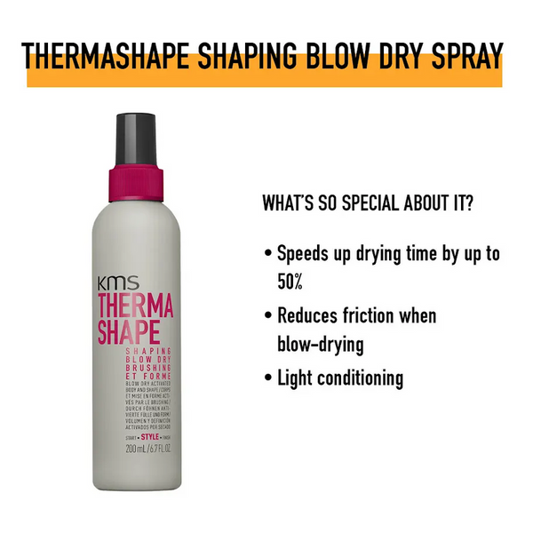 KMS Therma Shape Shaping Blow Dry New Pack 200ml