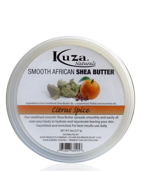 kuza Smooth African Shea Butter Citrus Spice