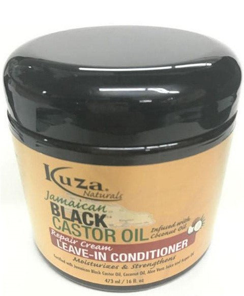 kuza Jamaican Black Castor Oil Repair Cream Leave In Conditioner