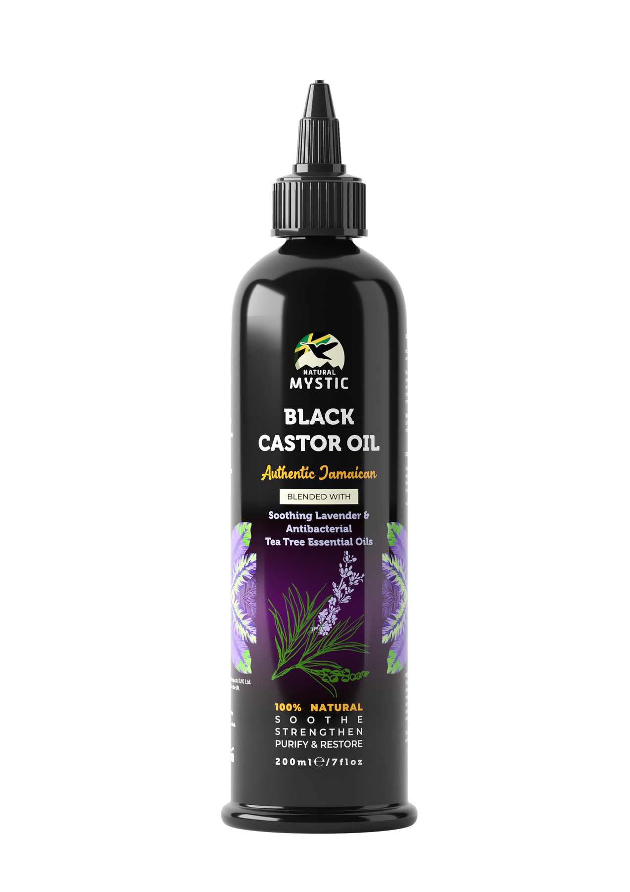 Natural Mystic Jamaican Black Castor Blended Lavender & Tea Tree Essential Oil 120ml