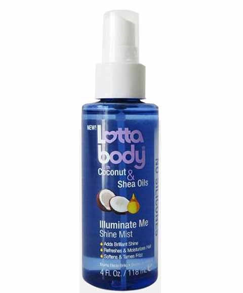 Lottabody Coconut And Shea Oils Illuminate Me Shine Mist