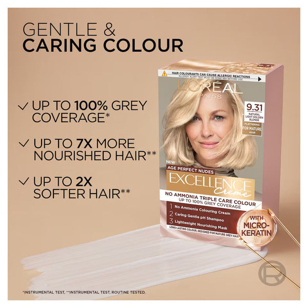 Loreal  Age Perfect Nudes Excellence Creme Triple Care Colour
