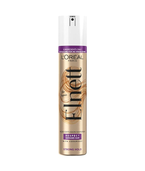loreal  Elnett Respect Damaged Hair Strong Hold Hairspray