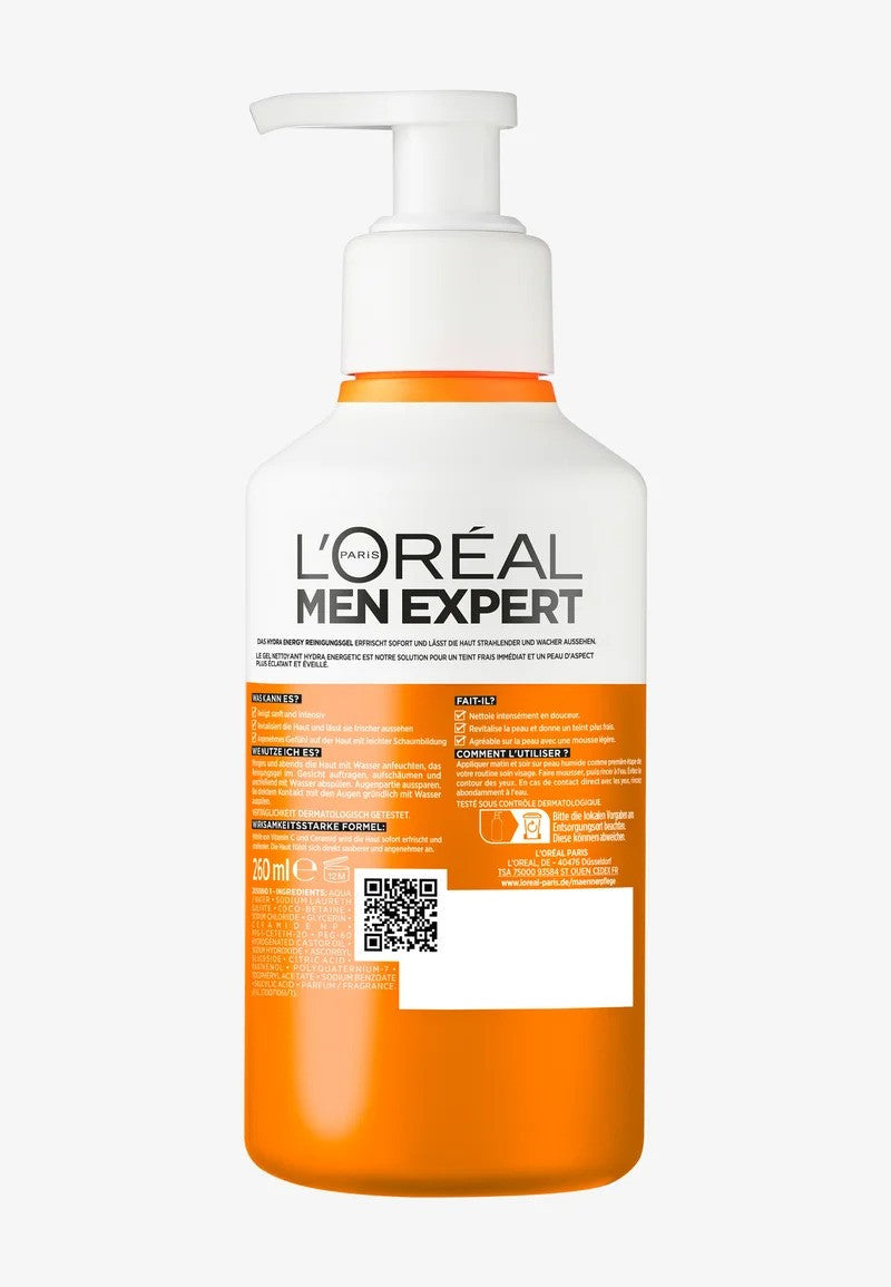 Loreal Men Expert Hydra Energetic Gel Cleanser
