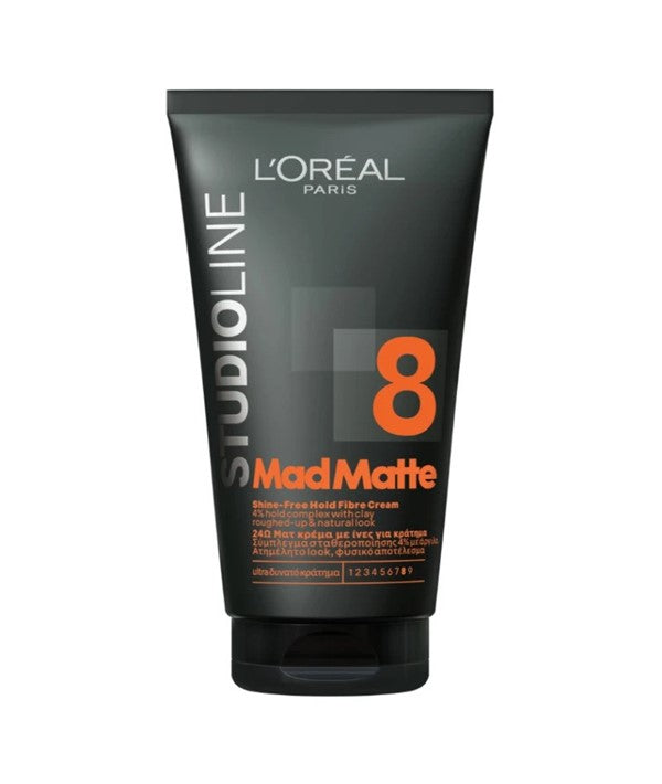 Loreal  Studio Line 8 Mad Matte Shine Free Hold Fibre Cream