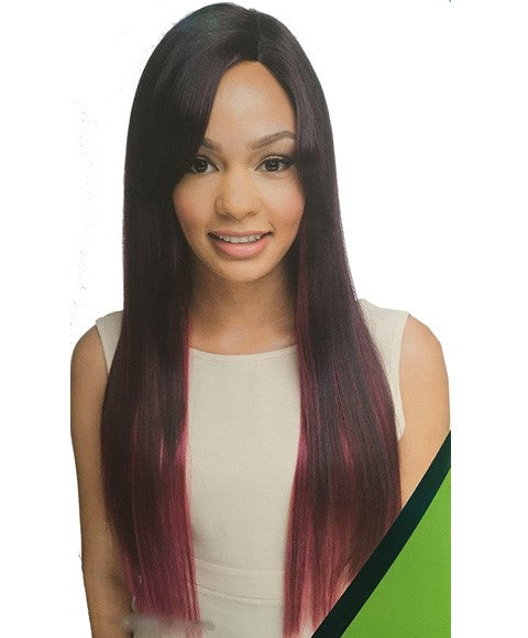 Impression Handmade Invisible L Part Syn Raven Lace Wig